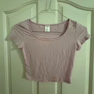 Soft Pink Women's Crop Top